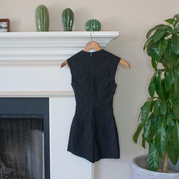 ASOS Petite Plunge Romper - Picture 2 of 3